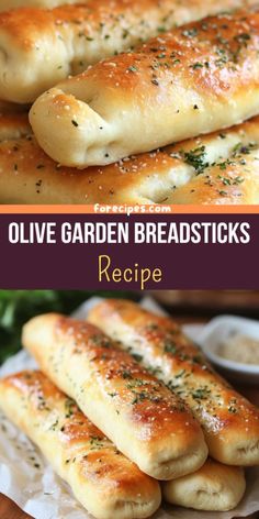 olive garden breadsticks recipe on a plate