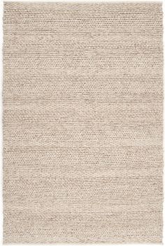 a white rug with some lines on it