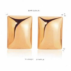 BAR GOLD – Heaven Mayhem Classic Rectangular Evening Earrings, Gold Chic Rectangular Earrings, Gold Rectangular Evening Earrings, Rectangular Gold Evening Earrings, Minimalist Rectangular Earrings For Formal Occasions, Formal Minimalist Rectangular Earrings, Classic Gold Square Earrings, Chic Rectangular Evening Earrings, Gold Square Cut Earrings For Formal Occasions