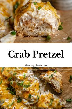 crab pretzel is an easy appetizer that's ready in under 30 minutes