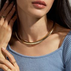 We’re forever fans of solid gold — it’s the perfect material for crafting our collection of timeless, everyday jewelry . We focus on creating a range of staples made from materials of the very highest quality - namely 100% solid gold that won't tarnish or flake. And, because it’s our goal to always be fair with our pricing, we offer the best value for these never-take-off styles. 10K Solid yellow gold Necklace width: 11.75mm Necklace length: 18" Trigger clasp closure Please note that piece is ma 14k Gold-filled Chain Choker Necklace, Gold-tone Gold-plated Choker With Adjustable Chain, 14k Gold-filled Yellow Gold Chain Choker Necklace, Gold-tone Polished Finish Chain Necklace, Luxury Gold-tone Tarnish Resistant Chain Necklace, Mesh Necklace, Necklace Extender, Yellow Gold Necklace, Top Collection