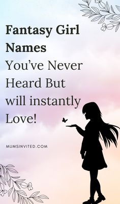 This is the only fantasy feminine name list you'll ever need. Writers who want their female character's name to stand out will love this. Look at this list of 700+ dark, unique & meaningful feminine names right now! These are whimsical names inspired by nature, the moon. Warrior queen names. Ethereal elven princess names. Greek names. Japanese names. Strong baby girl names. Female Character Names. Best Character names. Rare Names. Fantasy Names. fantasy names feminine. fantasy names with meaning Fantasy Inspired Names, Girls Names List, Names Meaning Love, Queen Names, Unique Girls Names, Princess Names, Moon Warrior, Strong Girl Names