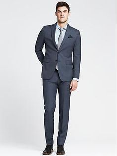 Modern Slim Blue Italian Wool Suit Jacket | Banana Republic Slim Fit Office Outerwear With Pockets, Slim Fit Outerwear With Pockets For Office, Slim Fit Suits With Pockets And Lapel Collar, Blue Suits With Patch Pockets For Work, Professional Fall Suits With Pockets, Fall Professional Suits With Pockets, Semi-formal Suits With Pockets And Button-up Style, Semi-formal Button-up Suits With Pockets, Tailored Blue Suits With Patch Pockets