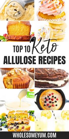 the top 10 keto all purpose recipes for breakfast, desserts and desserting