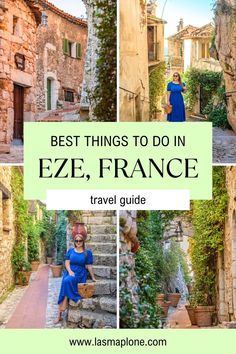 Planning to visit Eze? This Eze travel guide will help you plan your trip and tick off the best things to do in Eze. | one day in Eze | day trip to Eze | Eze itinerary | Eze travel guide | visit Eze | Eze trip | places to see in Eze | best things to do in Eze France Travel Guide, Perfect Itinerary, French Culture, Medieval Town, Mediterranean Sea, Stunning View