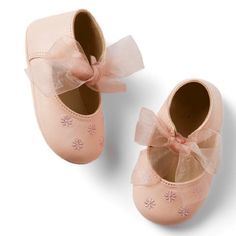 Little Toes Will Feel Extra Fancy In These Embroidered Flats. With A Tulle Bow For Added Flair. Manmade Material Self Tie Bow (Sizes 3-6; 6-12 Makes The Perfect Gift For Baby Spot Clean; Imported A Forever Kind Of Love We Make Clothes That Last. Keepsakes That Can Stay With Your Family, Be Handed Down To Your Friends Or Donated For Someone Else To Love. Pink Booties For Playtime In Spring, Cute Spring Booties With Soft Sole, Cute Booties For First Birthday In Spring, Cute Pink Booties For First Birthday, Cute Pink First Birthday Booties, Spring Booties With Soft Sole For Playtime, Spring Closed Toe Playtime Booties, Spring Closed Toe Booties For Playtime, Cute Closed Toe Spring Booties