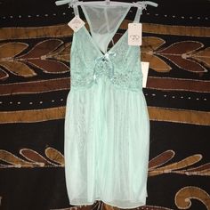 Teal Floral Lace Chemise By Rene Rof. Medium Size. Two Pieces (Chemise And Matching G-String). Recently Purchased; Never Used, Perfect Condition With Tags. Feel Free To Send An Offer Or Bundle To Save No Rush To Sell. Twilight Dr, Lace Chemise, Night Wear, Two Pieces, Nightwear, Floral Lace, Medium Size, Women's Intimates, Rush