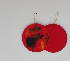 Hand painted drop earrings. Each earring is carefully hand painted and protected with a matt gloss.  Every design is different and unique. Please allow for a light variation in colour due to monitor differences. Paint Drop, Favorite Jewelry, Jewelry Earrings Dangle, Dangle Drop Earrings, 18k Gold, Dangle Earrings, Jewelry Earrings, Accessory Gift, Pet Supplies