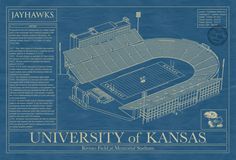 the university of kansas stadium blueprint