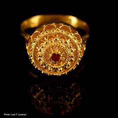 Grainy Button ring. 18k gold. Filigree Jewelry. Arts and Crafts. Etsy. Ornate Yellow Gold Ring For Ceremonial Occasions, Ornate Yellow Gold Ceremonial Ring, Fine Jewelry Gold Ruby Ring With Intricate Design, Ceremonial Gold Ruby Ring With Intricate Design, Gold Ruby Ring With Intricate Design For Ceremonial Occasions, Ceremonial Yellow Gold Ruby Ring With Intricate Design, Gold Ruby Ring With Intricate Design, Gold Filigree Ruby Ring Fine Jewelry, Fine Jewelry Gold Ruby Ring With Filigree