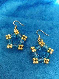 blue glass and small silver beads . dangle drop earrings Earring Inspo, Seed Bead Earrings, Bead Earrings, Seed Bead, Blue Glass, Silver Beads, Beaded Earrings, Favorite Jewelry, Seed Beads