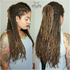 Micro Dreads, Hairstyles Kenya, Hair Color Pictures, Loc Inspiration, Loc Extensions, Cute Braided Hairstyles, Beautiful Hair Color