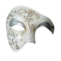 Phantom of the opera vintage series. This Series is highly popular and is commonly worn to masquerade parties and Phantom themed events. Vintage Masks For Halloween Costume Party, Vintage Halloween Costume Party Masks, Vintage Masks For Costume Party, Silver Masquerade Mask For Theater And Carnival, Silver Masquerade Mask For Carnival Theater, Venetian Formal Eye Mask, Vintage Masquerade Mask For Halloween Costume Party, Elegant Theater Masks For Halloween, Vintage Masquerade Mask For Carnival