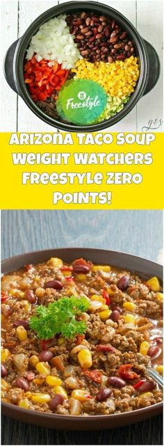 the arizona taco soup weight watcher's freestyle - zero points are here