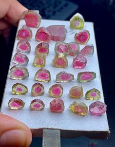 Excellent Quality Watermelon and blue Tourmaline Slices Weight : 116  Cts Sizes :   10-12mm avg number of slices.     36 Location : Afghanistan Gifts Anniversary, Blue Tourmaline, Gift For Boyfriend, Watermelon Tourmaline, Girlfriend Gift, Gift For Girlfriend, Rocks And Minerals, Boyfriend Gifts, Girlfriend Gifts