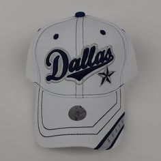 Dallas Texas Hat Cowboys Embroidered Logo 3d Embroidered Logo 100% Acrylic One Size Adjustable. Stuff For Men, Cowboys Hats, Texas Hat, Dallas Cowboys Hats, Dallas City, Dallas Texas, Dallas Cowboys, Dallas, Accessories Hats