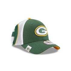 Officially licensed 39THIRTY flex fit hat by New Era. Cotton/Polyester/Spandex blend hat with an embroidered team logo and a logo design on a mesh back. Standard sizing.•Officially Licensed•Featuring Green Bay Packers•Cotton/Polyester/Spandex Blend•Embroidered Team Logo•Flex Fit Sports Event Hat With Team Logo And Curved Bill, Sports Hat With Team Logo And Curved Bill, Sporty Trucker Hat With Visor For Fan Merchandise, Sporty Trucker Hat For Sports Fans, Sporty Trucker Hat With Visor For Fan Gear, Sports Season Hats In Team Colors For Fan Merchandise, Sports Fan Hat With Curved Bill, Sporty Cap With Team Logo, Sporty Curved Brim Trucker Hat For Fan Gear