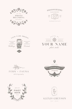 the logos and emblems for photographers