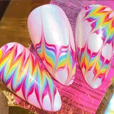 Tie Dye Nail Art, Attractive Nails, Tie Dye Tips, Flame Nail Art, 2023 Beach, Summer Nails Ideas, Spring Nail Ideas, Star Nail Art