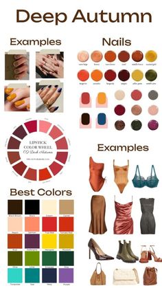 Deep Autumn Makeup, Autumn Color Palette Fashion, Color Palette Fashion, Deep Autumn Color Palette, My Color Palette, Autumn Color Palette, Colour Combinations Fashion