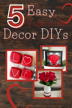 five easy valentine's day decor diys that are perfect for the whole family