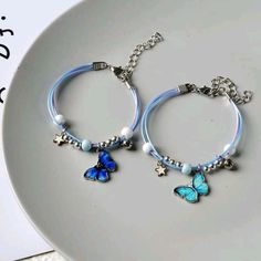 Hand Ornaments, Bff Jewelry, Store Pictures, Jual Beli, Butterfly Bracelet, Bracelet Fashion, Knot Bracelet, Hand Strap, Botol Air