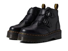 Dr. Martens Devon Flower Doc Marten Flower Buckle, Doc Martens Flower Buckle, Devon Doc Martens, Flower Doc Martens, Devon Flower Dr Martens Outfit, Dr Martens Devon, Punk Style Outfits, Flower Boots, Doc Martens Boots