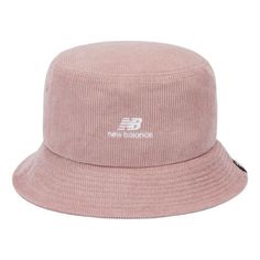 New Balance NB Logo Corduroy Bucket Hat 'Purple' LAH21005-PU Nb Logo, Corduroy Bucket Hat, New Balance, Bucket Hat, ? Logo, Hats, Purple, Pink