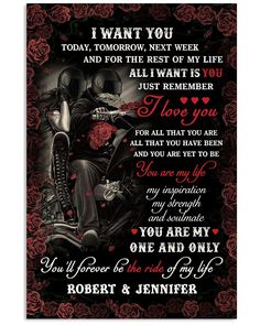 a motorcycle with roses on it and the words i want you to be my valentine