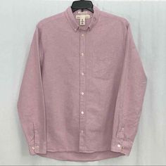 H&M 
Label of Graded Goods 
Regular/Standard 
Men’s 
Long Sleeve 
Pocket in front 
Button Down Shirt 
Size Large
100% Cotton 
Mauve Color
Pre-owned
Good Condition 
Ready to be shipped to your home H&m Collared Shirt With Button Closure, H&m Cotton Button-up Shirt, H&m Long Sleeve Cotton Shirt, H&m Cotton Long Sleeve Shirt, H&m Shirts, Mauve Color, Check Shirt, Button Downs, Button Down Shirt