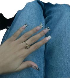 Beginner Nail Designs, Gold Acrylic Nails, Weak Nails, Bling Design, 11th Grade, Personal Closet