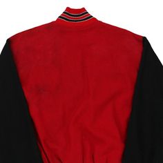 Description:Vintage Colegio Guasave red Aire varsity jacket, fits small.GENDER: mens CONDITION: good - big stains on front and back as shown.STYLE: varsity jacketERA: 1990sCOLOUR: redFABRIC: wool blend Red Sporty Varsity Jacket For College, Red Varsity Jacket For Sports, Sporty Red Varsity Jacket For Streetwear, Casual Red Outerwear With Ribbed Collar, Red Cotton Outerwear For Sports Events, Red Varsity Outerwear With Crew Neck, Red Varsity Crew Neck Outerwear, Red Varsity Jacket With Baseball Collar For Streetwear, Red Sporty Outerwear With Baseball Collar