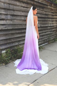 Veil Floor Length, Red Wedding Dress Mermaid, Chiffon Veil, Purple Veil, Wedding Dress Mermaid Lace, Floor Length Veil, Boho Veils, Silk Veil, Silk Chiffon Fabric