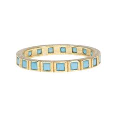 Wade into elegance in the Reflecting Pools Ring. Stackable and sophisticated, this piece is basically asking: are you ready for your closeup, Miss Thing? 14k gold plated sterling silver Individually set turquoise stones Preppy Jewelry, Jewelry Accessories Ideas, Dream Engagement Rings, Jewelry Essentials, Stacked Jewelry, Jewelry Lookbook, Turquoise Stones