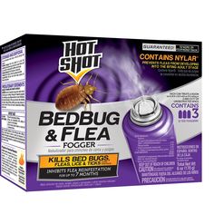 a box of bedbug and flea killer bug repellent with an insect on it