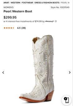 Walking On Clouds, Western Boot, The Pearl, All Colors, Bridal Collection, Walk On, Western Boots, Future Wedding, Women's Style