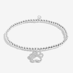 Katie Loxton : A Little 'Life Is Better With Dogs' Bracelet - Katie Loxton, Silver Cleaner, Little Life, A Little Life, Dog Jewelry, Luxury Products, Gold Moon, Moon Charm, Affordable Luxury