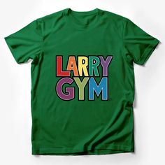 Larry Gym Colorful Retro Fitness Logo T-Shirt, Unisex Workout Tee, Vibrant Gym Wear Male T-Shirt Custom graphic T-Shirt.Customize your color Fitness Jokes, Retro Fitness, Gifts For Gym Lovers, Retro Gym, Fitness Icon, Wrestling Shirts, Gym Logo, Frog T Shirts, Fitness Logo