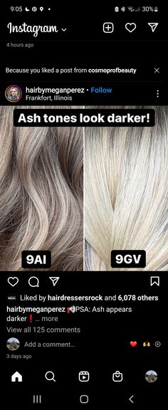 Beauty School Cosmetology, Redken Formulas, Cosmo School, Hair Color Placement, Color Tutorial, Ashy Blonde, Color Formulas, Hair Color Formulas, Hairstyle Gallery