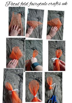 there are many pictures of how to make an origami butterfly with tissue paper