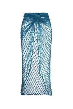 NET BEACH SKIRT | Kontenta | CULT MIA Sea Animal Inspired Fashion, Sea Witchery, Fish Outfit, Beach Skirts, Fish Nets, Net Skirt, Lagoona Blue, Ocean Fashion, Beach Side