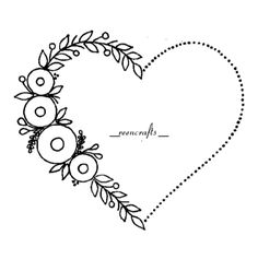 a drawing of a heart with flowers on it and the word peace written in cursive writing