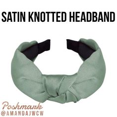 Chic Silk Satin Cross Knot Twist Headband In Sage Green. Perfect For Adding Elegance And Charm To Dress Up Your Look. Bundle To Save Big: 2 For $16 3 For $20 4 For $24 Many Colors Are Available, Though Quantities Of Each One Are Limited And Sell Out Quickly. Also Available: - Silk Satin Hair Scrunchies - Velvet Hair Scrunchies - Bow Headbands - Silk Bow Hair Ties - Chiffon Bow Hair Ties - Braided Headbands - Pearl Headbands - Patterned Cross Know Headbands Silk Bow Hair, Headband Bun, Braided Headbands, Cross Knot, Black Hair Bows, Chiffon Bow, Bow Headbands, Christmas Hair Bows, Baby Couture