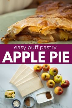 an easy puff pastry recipe for apple pie