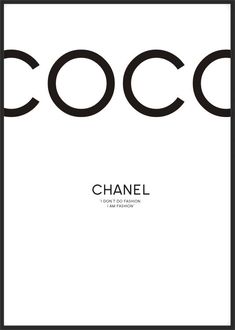 a black and white poster with the word coco on it