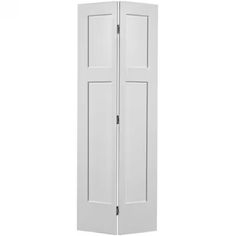 an open white door on a white background