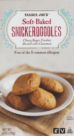 trader joe's soft - baked snacked snacks chew sugar cookies dusted with cinnamon