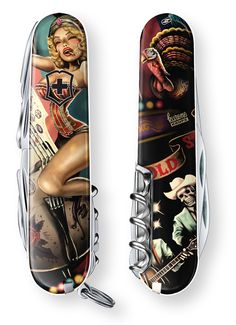 two snowboards with images of women on them and the words saktory written below