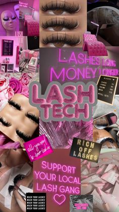 Lash tech vision board 🦋👑 Lash Room Ideas, Eyelash Studio, Lashes Tutorial, Business Vision Board