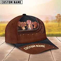 Beefmaster Happiness Zipper Pattern Customized Name Cap, Farm Cap, Farmer Baseball Cap, Cow Cap, Cow Gift, Farm Animal Hat - stylish and versatile baseball cap, the perfect accessory to elevate your look. Crafted with both fashion and function in mind, our baseball cap combines bold design with comfortable wearability. Made from high-quality materials, it offers durability and reliability for all your outdoor activities. Whether you're hitting the streets or enjoying a day in the sun, our baseball cap is the perfect choice to complete your outfit with flair. Product Details: - Design: Our custom all-over print baseball cap adds a bold and stylish touch to any outfit, featuring vibrant prints for a unique look. - Construction: Structured with a 5-panel mid-profile design, it offers a seamle Customizable Casual Snapback Baseball Cap, Casual Snapback Baseball Cap For Customization, Customizable One Size Snapback Hat, Customizable Brown Trucker Hat With Curved Bill, Customizable Brown Baseball Cap With Curved Bill, Sporty Looks, Cow Gifts, Vibrant Patterns, Animal Hats